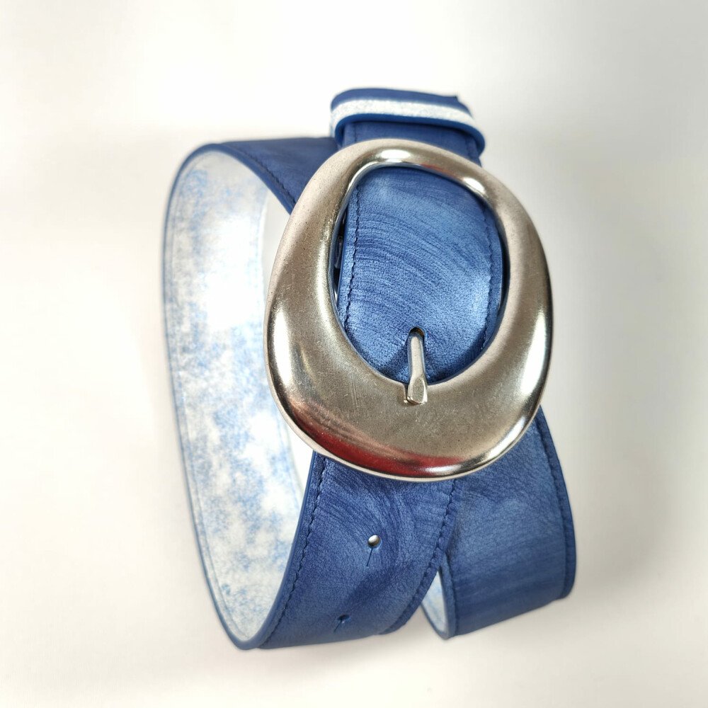 Boucle Carnac argent patiné